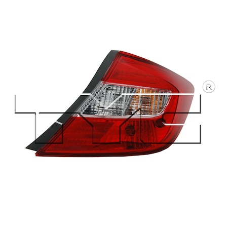 TYC PRODUCTS Tyc Tail Light Assembly, 11-6373-00 11-6373-00